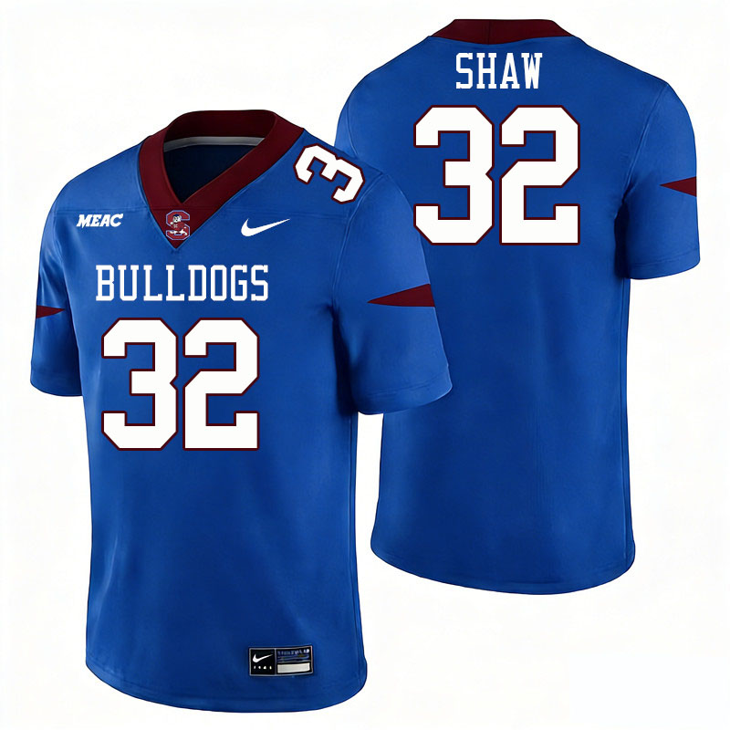 South Carolina State Bulldogs #32 Josh Shaw College Football Jerseys,Uniforms Stitched-Blue